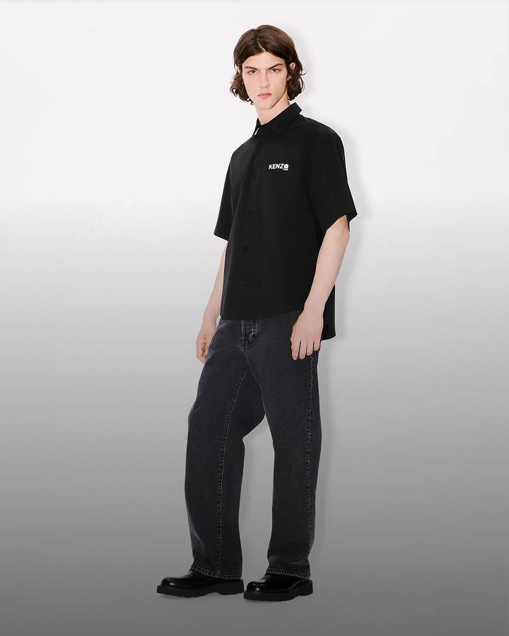 KENZOケンゾー★ストレッチ パンツスーツ セットアップ 総柄 ワイドフレア KENZO ケンゾー 80s～90s セットアップ 総柄 シャツ ジャケット